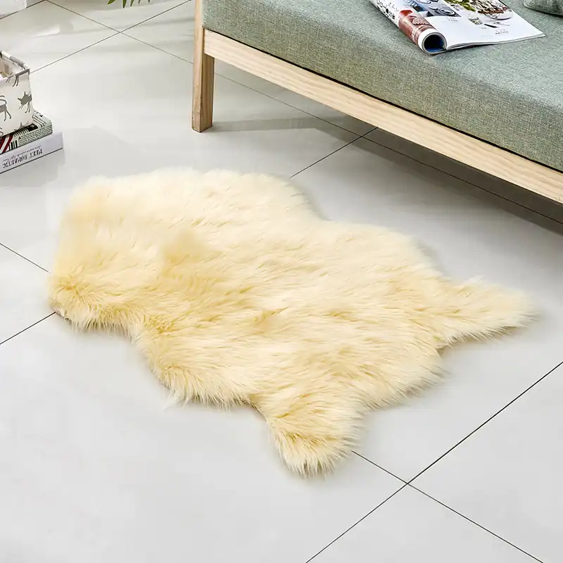 Faux Sheepskin Fur Rug 06