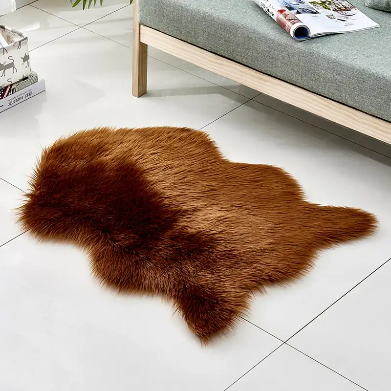 Faux Sheepskin Fur Rug 07