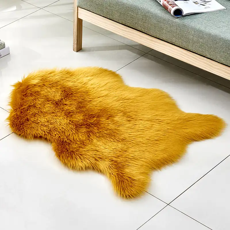 Faux Sheepskin Fur Rug 08