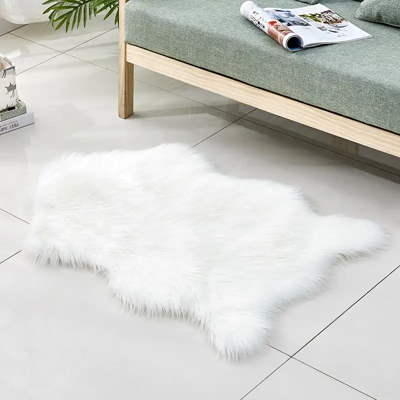 Faux Sheepskin Fur Rug 09