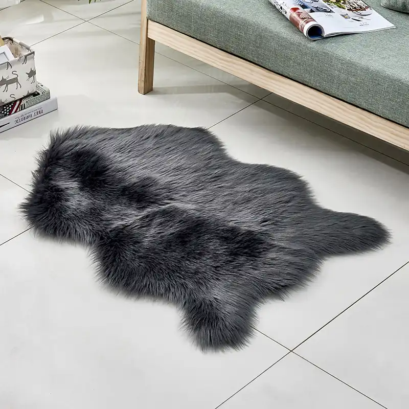 Faux Sheepskin Fur Rug 10