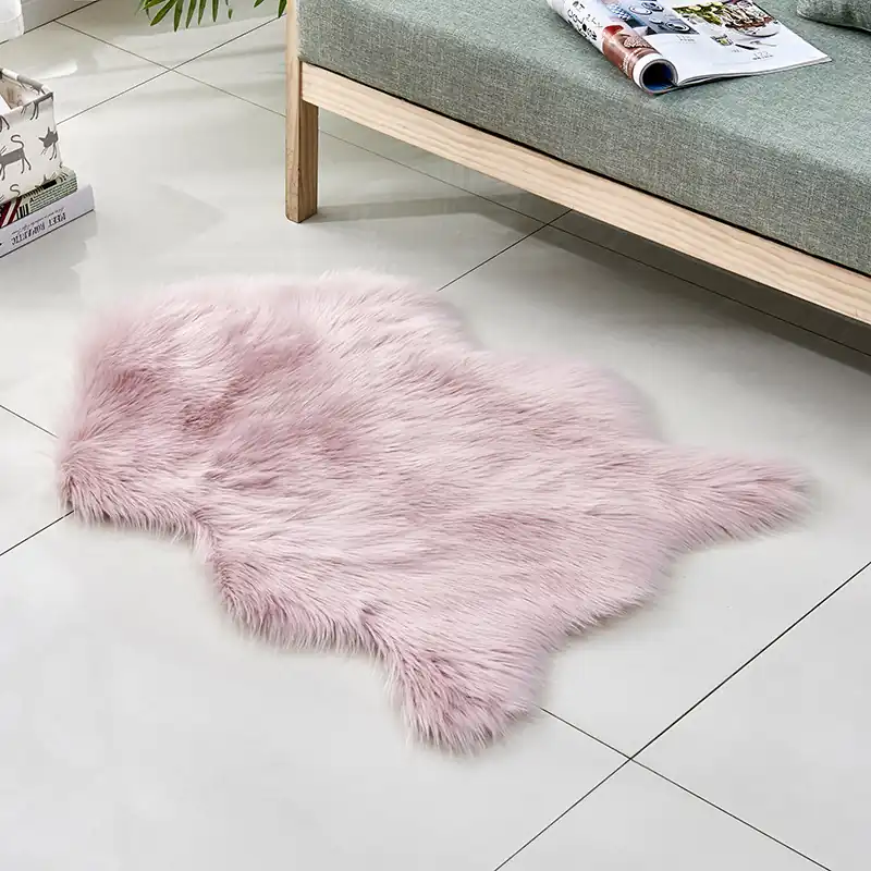 Faux Sheepskin Fur Rug 11