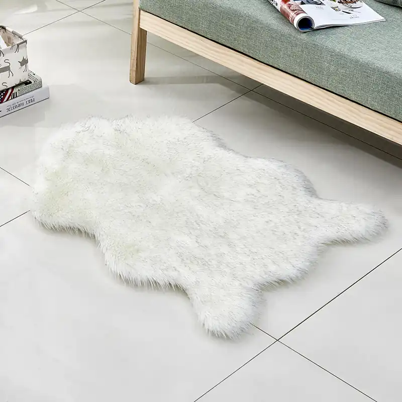 Faux Sheepskin Fur Rug 12