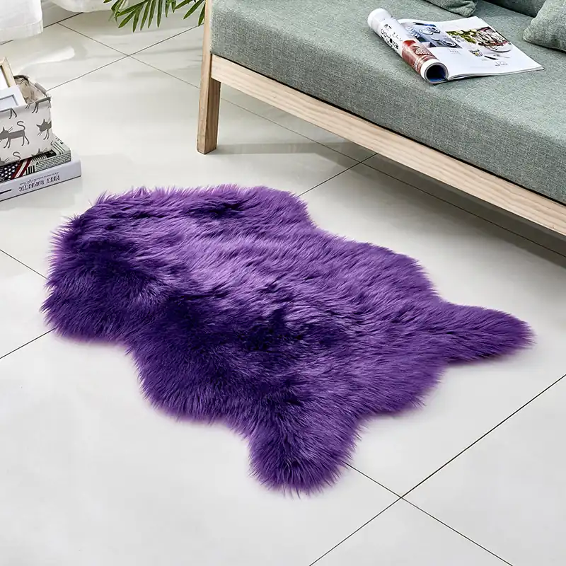 Faux Sheepskin Fur Rug 13