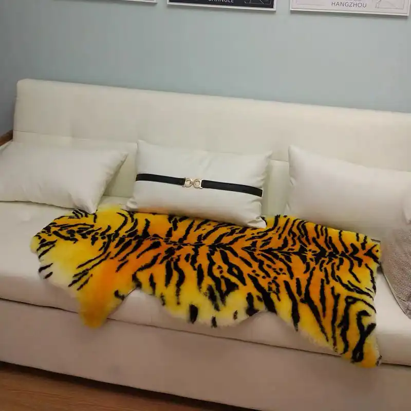 Tiger Stripe Wool Carpet 02