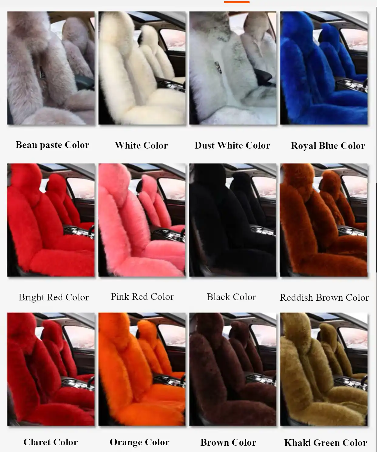 Winter Fur Car Seat Cover 01