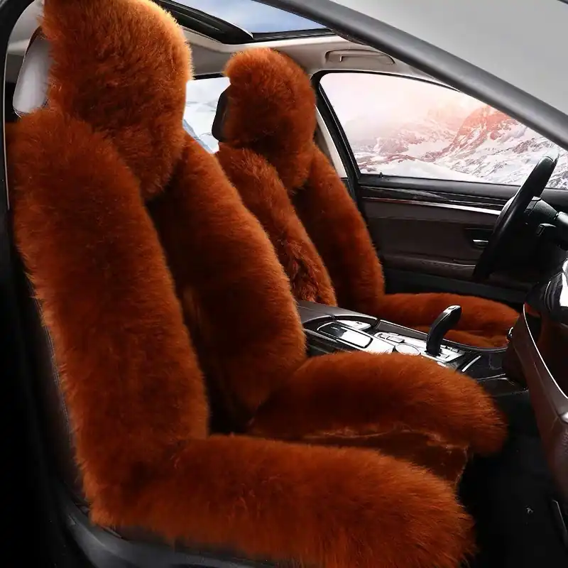 Winter Fur Car Seat Cover 03