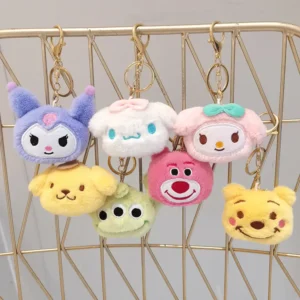 Cute Female Cartoon Anime Keychain 01