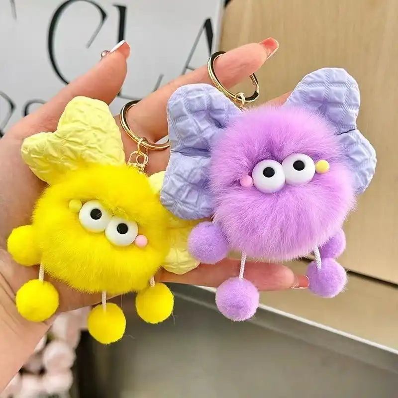 Cute Otter Rabbit Plush Keychain (4) Cute Otter Rabbit Plush Keychain (4)
