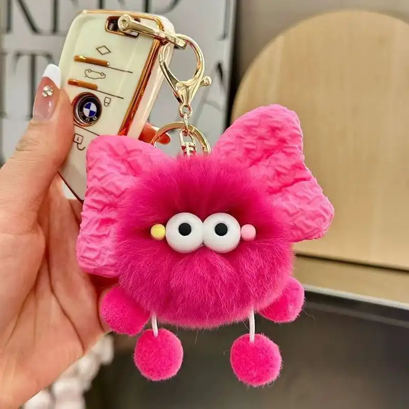Cute Otter Rabbit Plush Keychain (5) Cute Otter Rabbit Plush Keychain (5)