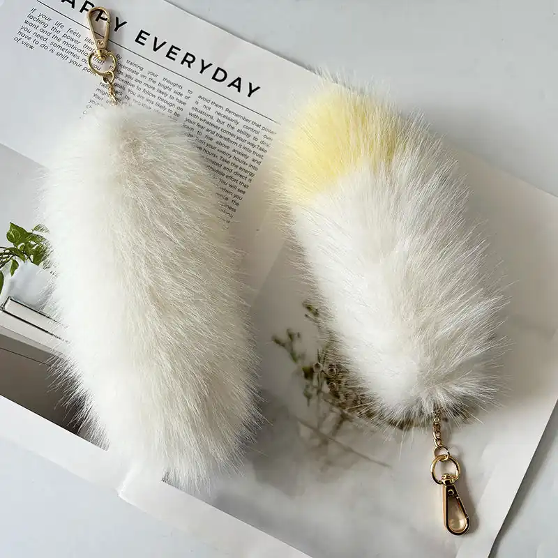 Faux Fur Car Keychain 05 Faux Fur Car Keychain 05