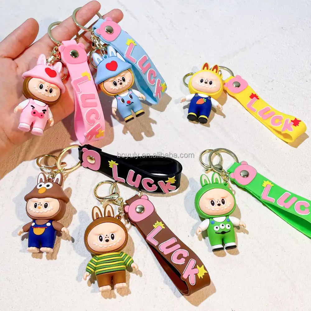 PVC Labubu Key Chain 06