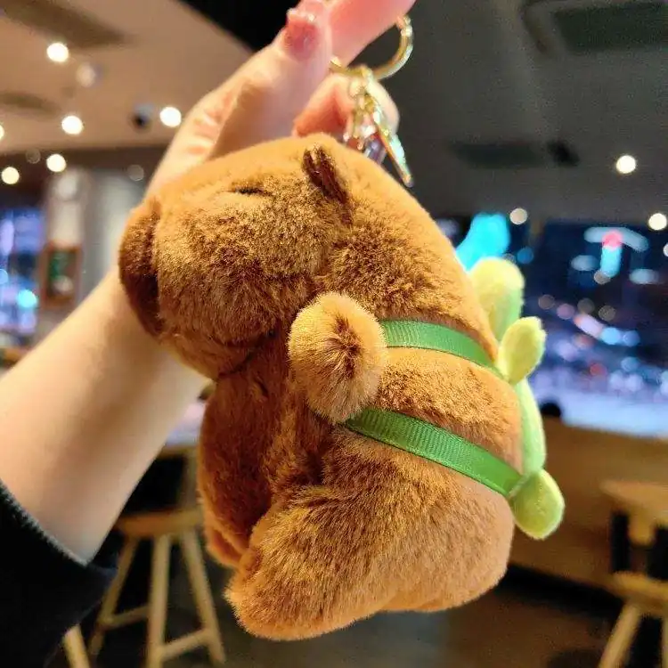 Plush Pendant Capibala Keychain 01 Plush Pendant Capibala Keychain 01