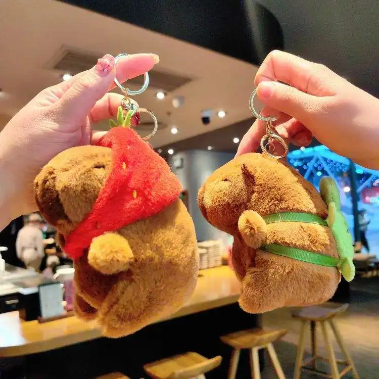 Plush Pendant Capibala Keychain 02