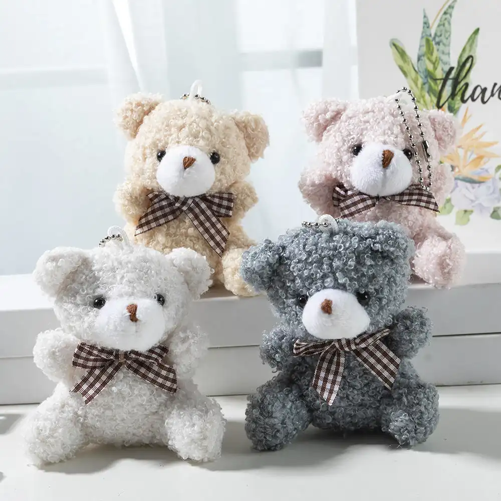Teddy Bear Plush Keychain 01
