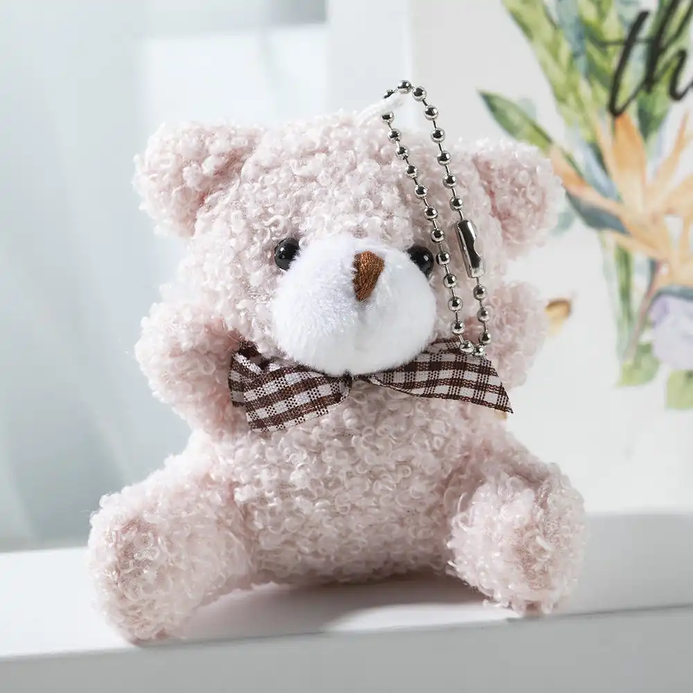 Teddy Bear Plush Keychain 04