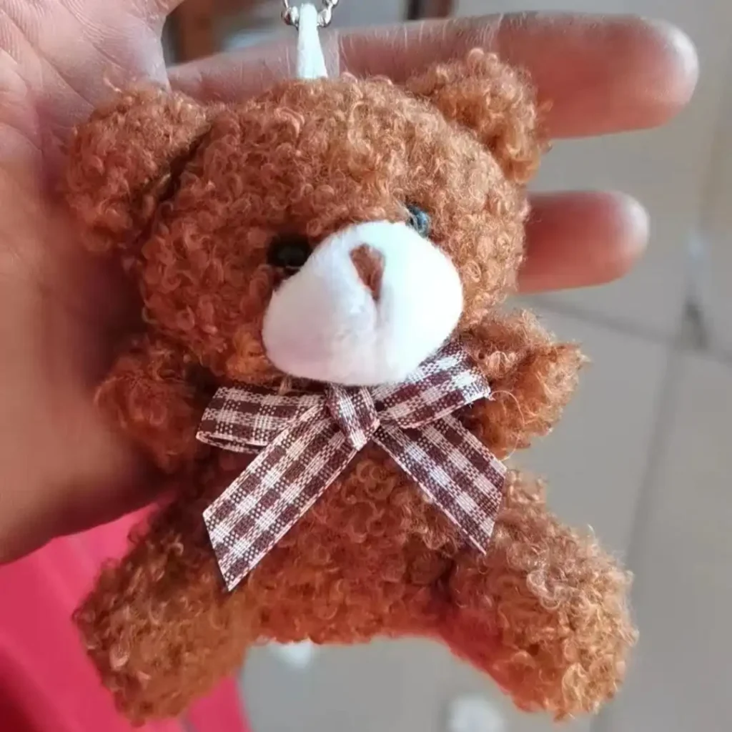 Teddy Bear Plush Keychain 05