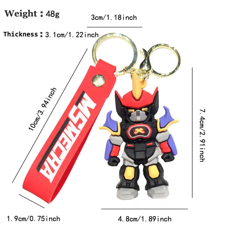 Anime Gundam Robot Keychain 12