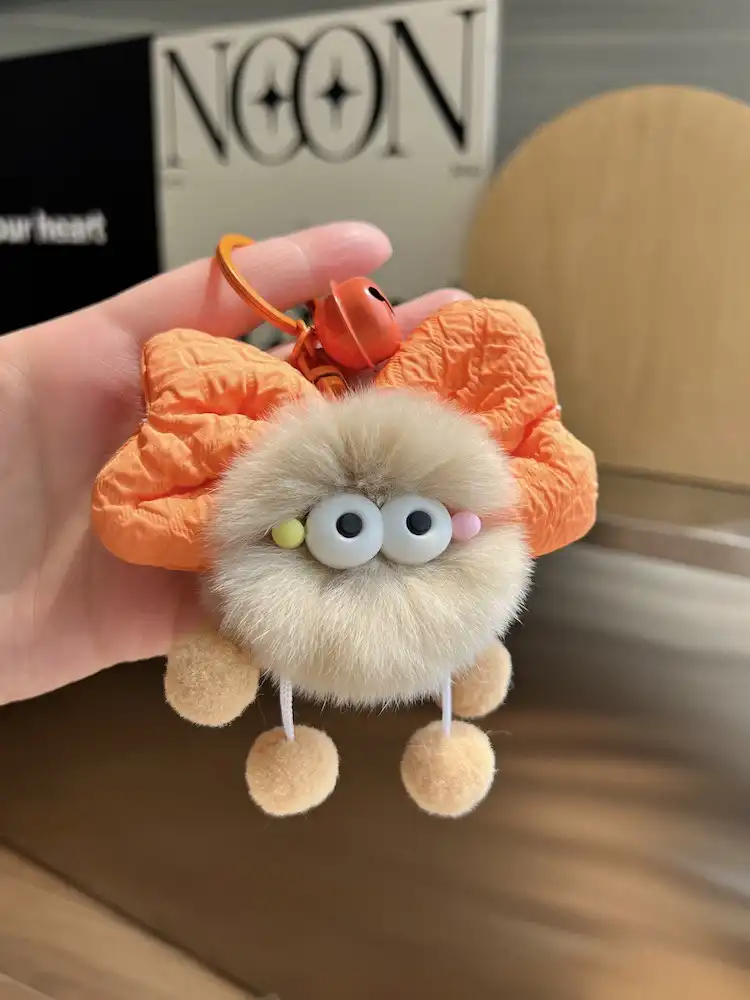 Bow-shaped Plush Car Key Chain 07 Bow-shaped Plush Car Key Chain 07