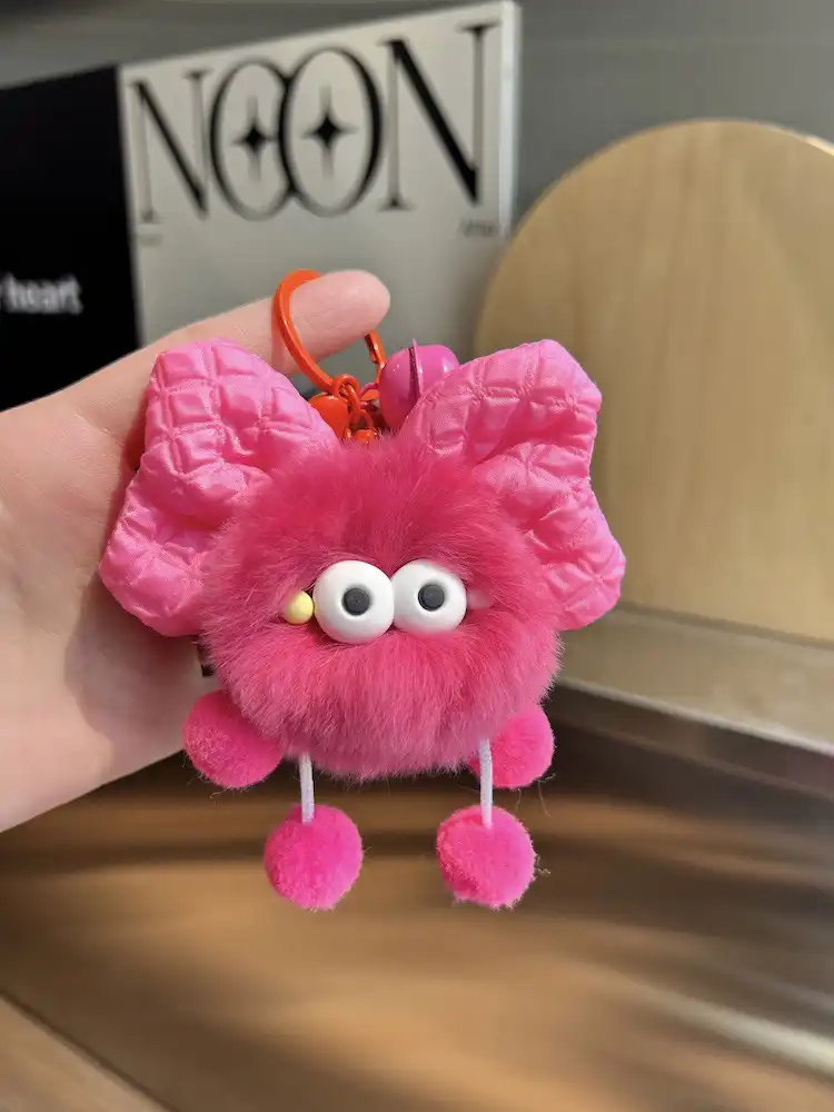 Bow-shaped Plush Car Key Chain 08 Bow-shaped Plush Car Key Chain 08