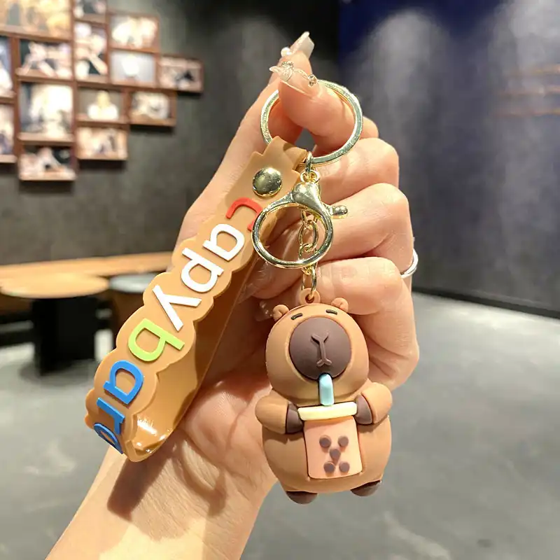 Cute Capybara Keychain 01