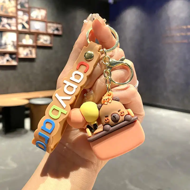 Cute Capybara Keychain 02