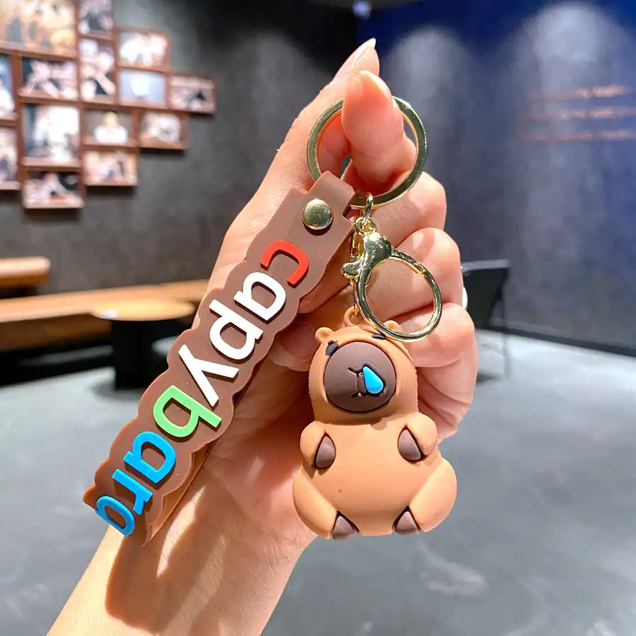 Cute Capybara Keychain 06