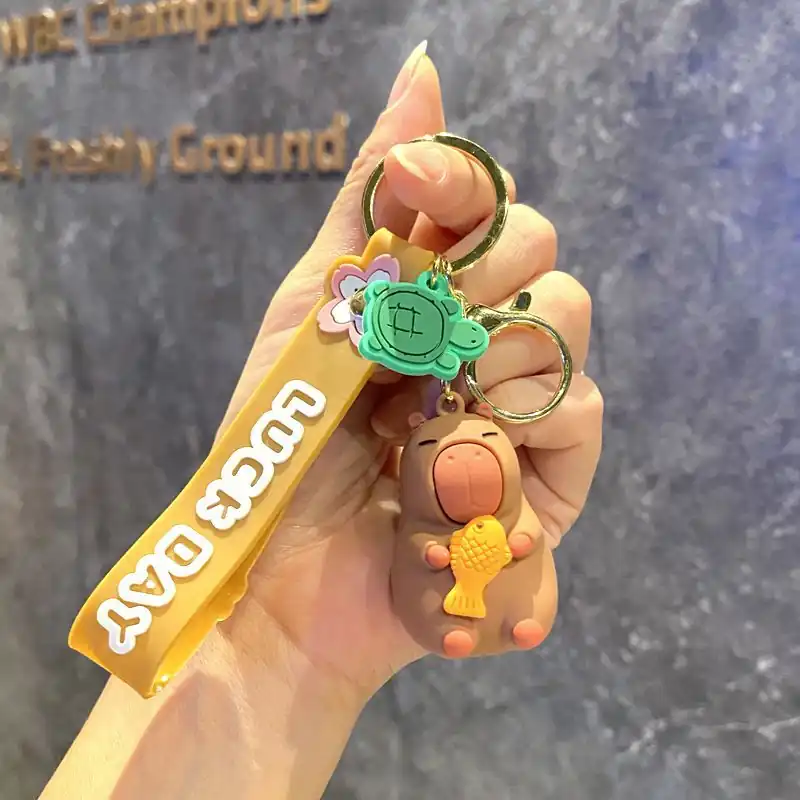 Cute Capybara Keychain 07