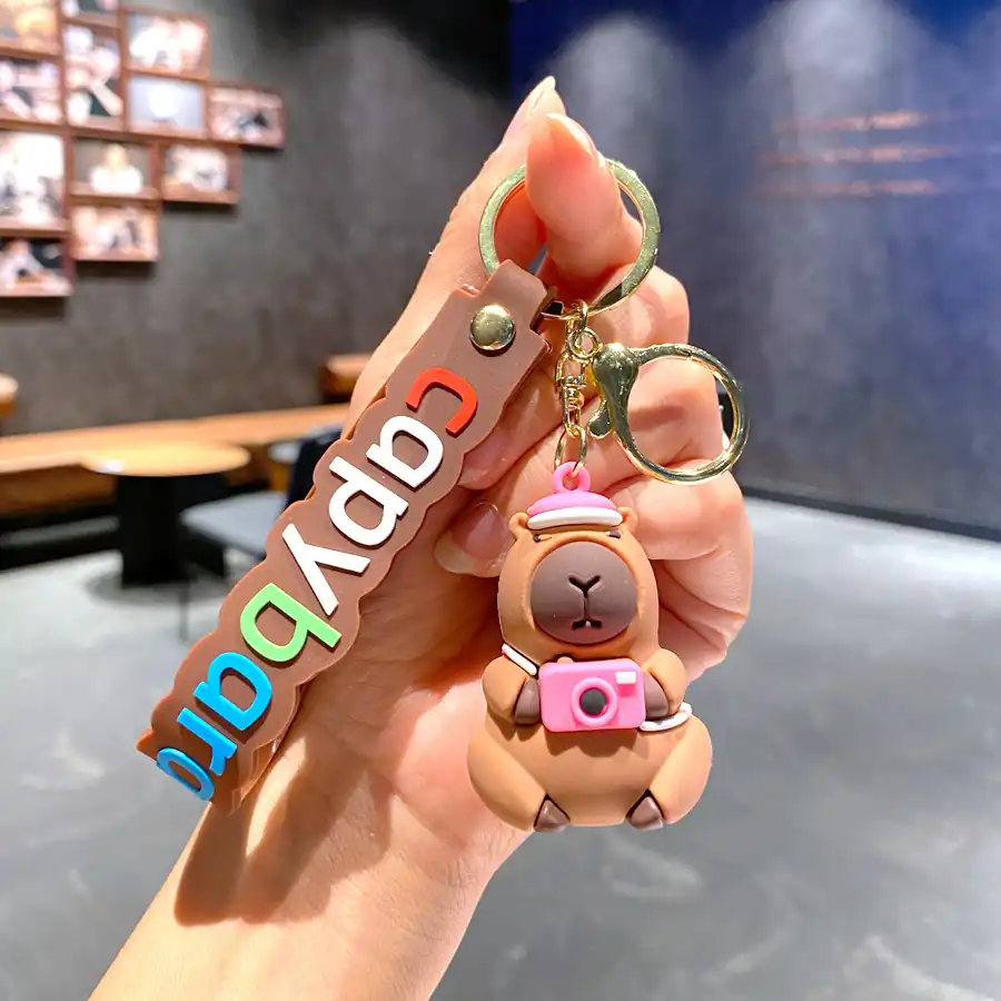 Cute Capybara Keychain 08