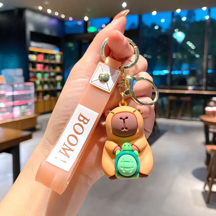 Cute Capybara Keychain 09