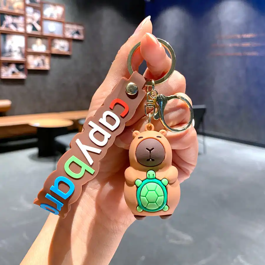 Cute Capybara Keychain 10