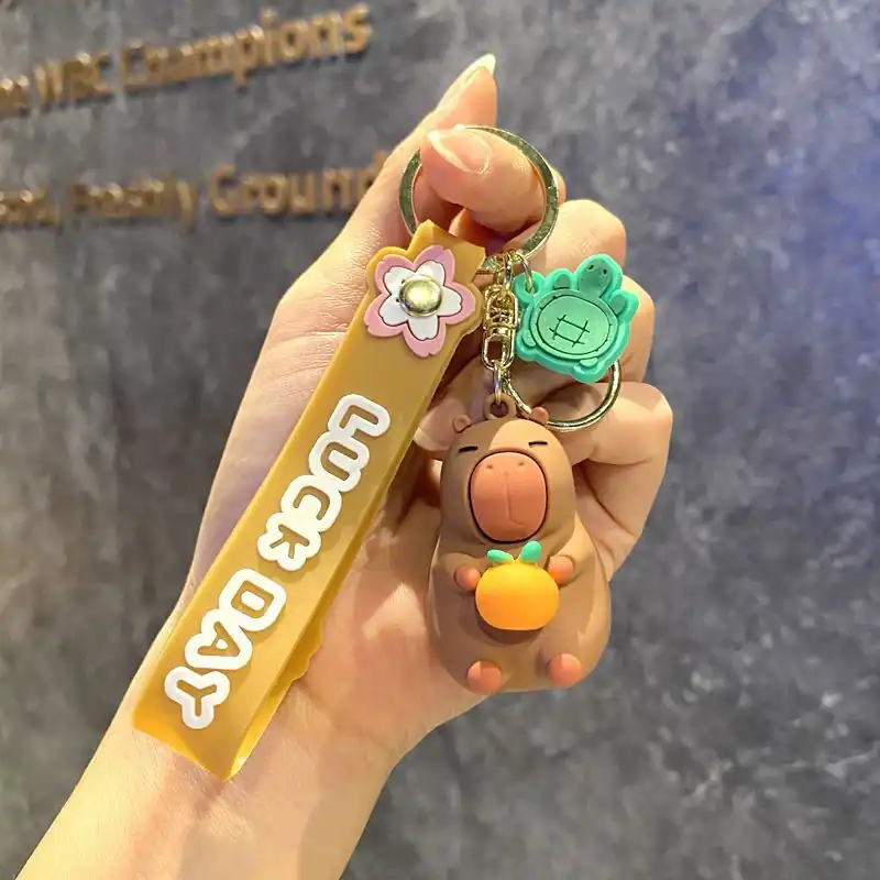 Cute Capybara Keychain 12