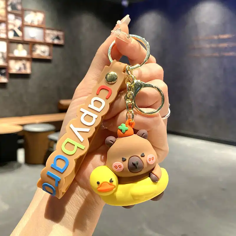 Cute Capybara Keychain 13