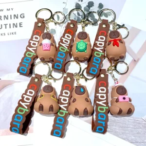 Cute Capybara Keychain 16