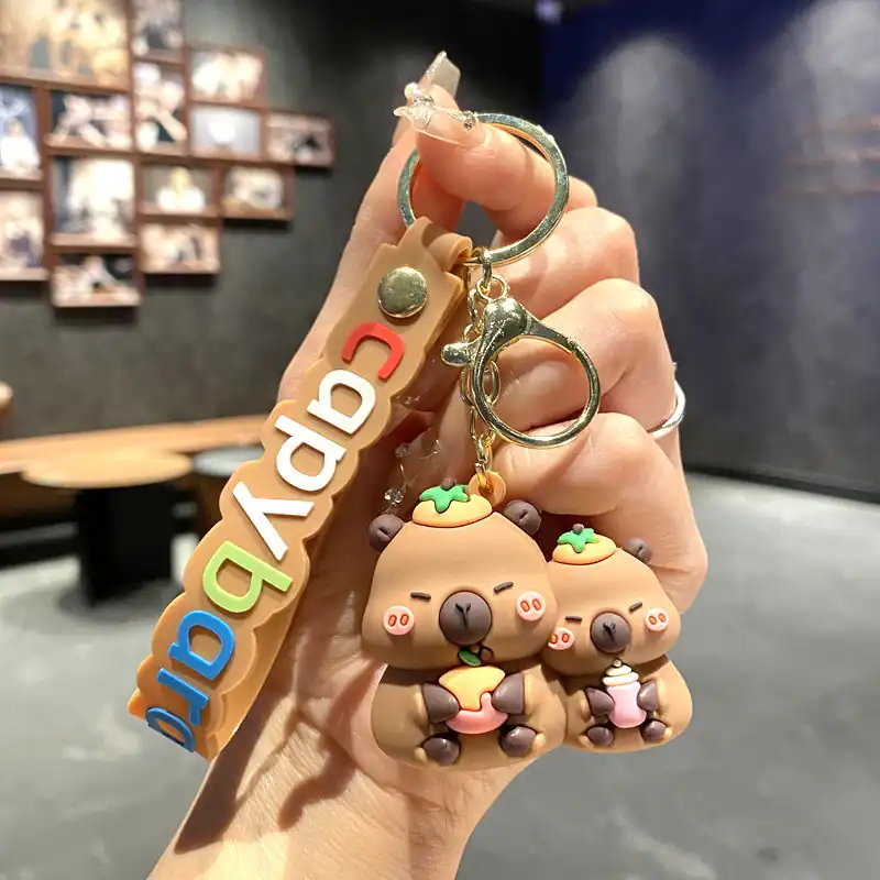 Cute Capybara Keychain 17