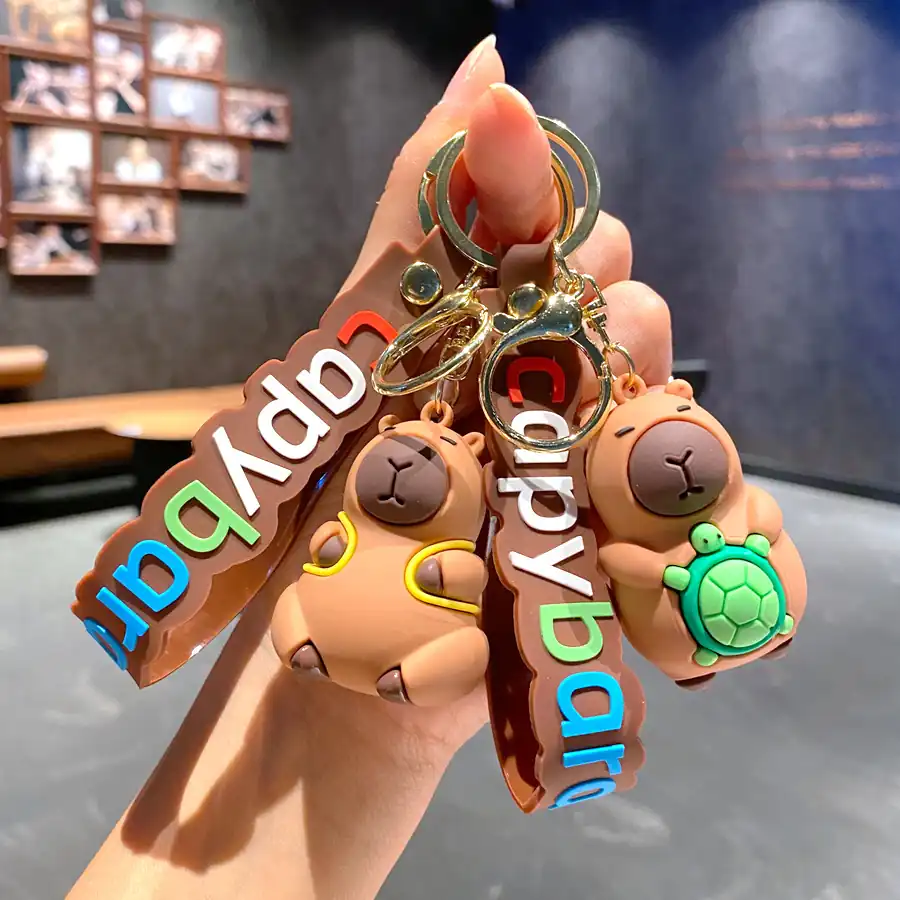 Cute Capybara Keychain 19