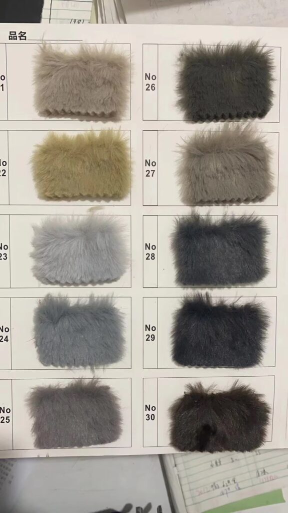 Faux Fur Vest Colors 01