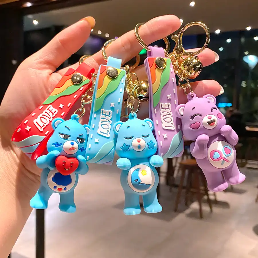 Rainbow Care Bears Keychain 04