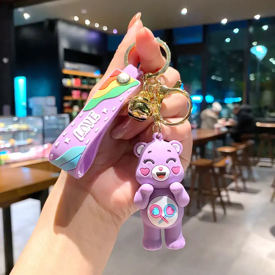 Rainbow Care Bears Keychain 08