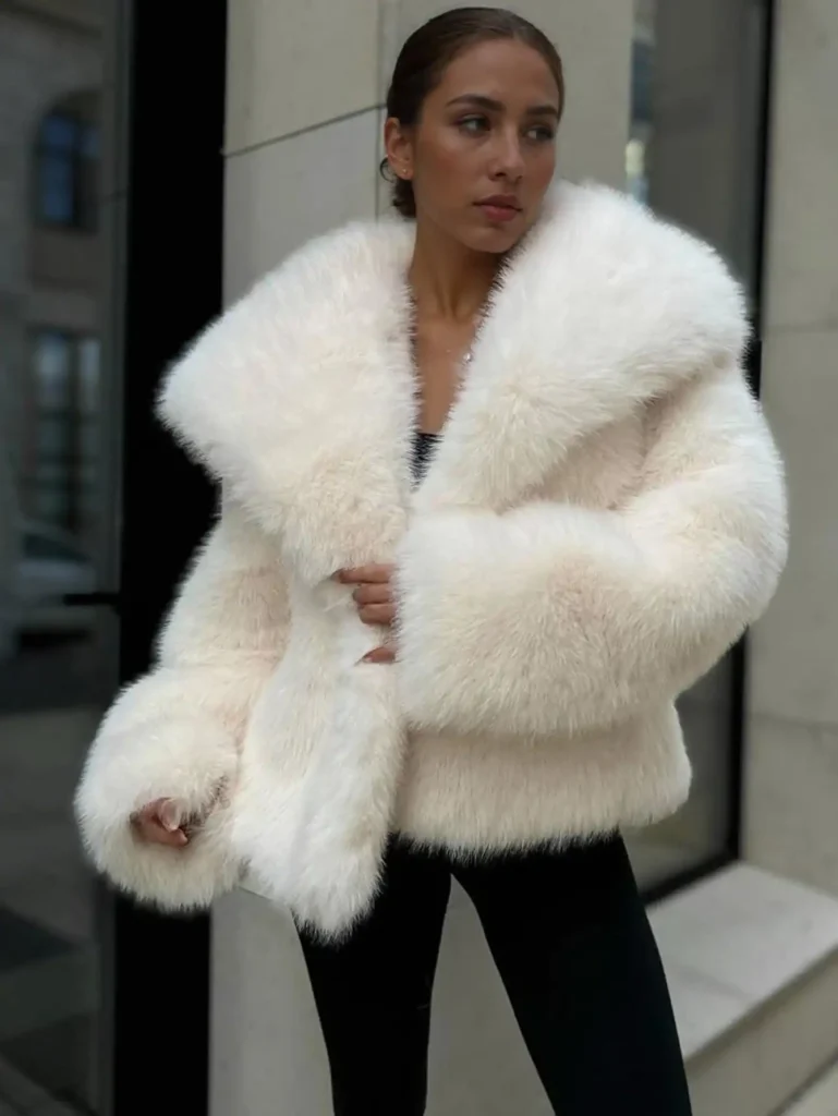 Short Faux Fur Coats 01