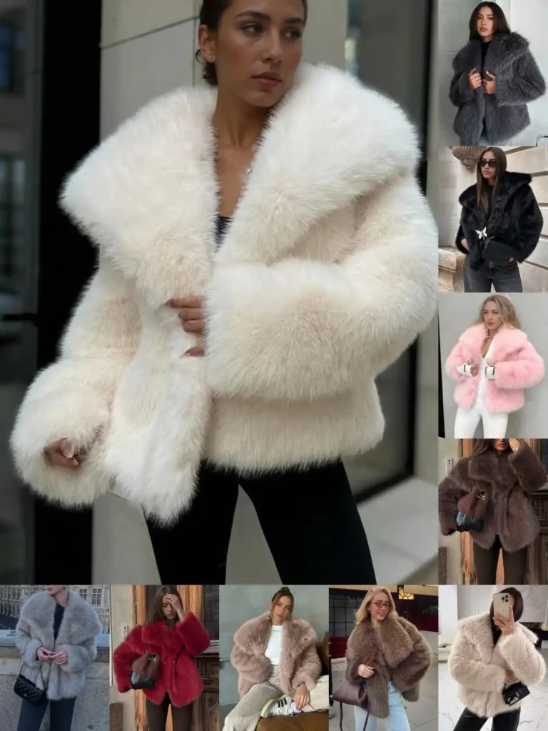 Short Faux Fur Coats 02