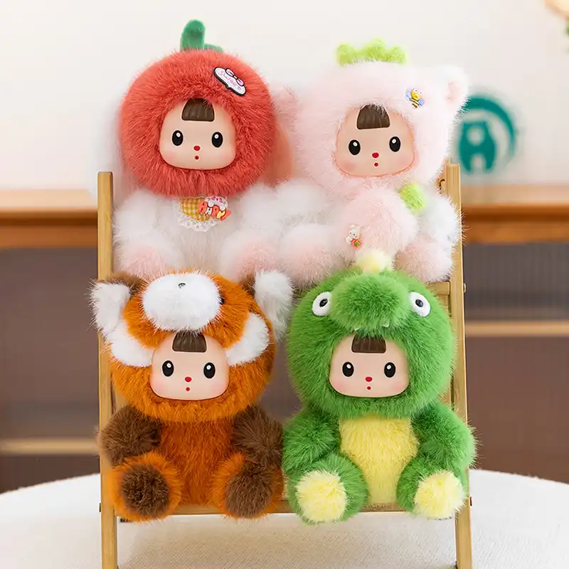 Transformable Three Sisters Plush Toys 04