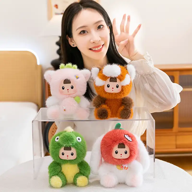 Transformable Three Sisters Plush Toys 05
