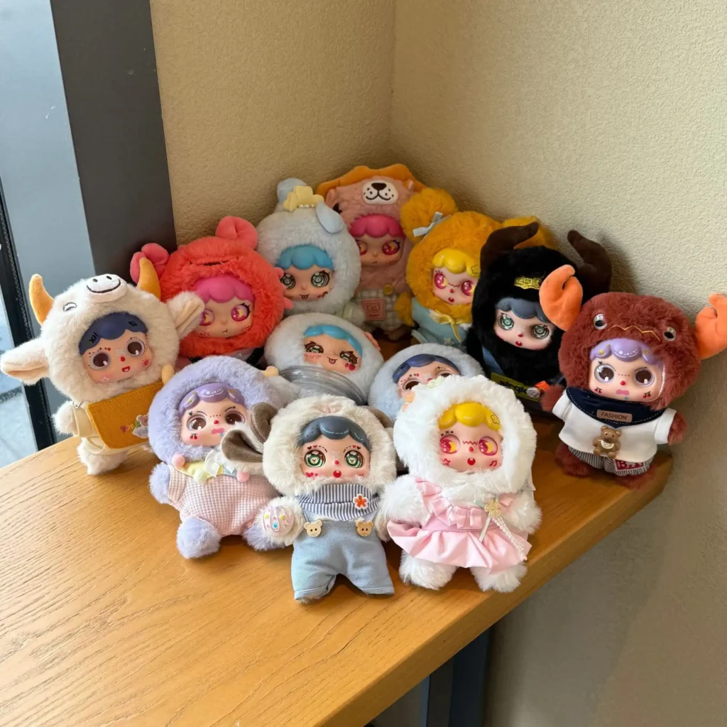 Rubber-Coated Zodiac Sign Keychain Plush Toys 37 Rubber-Coated Zodiac Sign Keychain Plush Toys 37