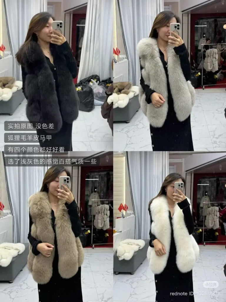 buying mink at the Leather City 01