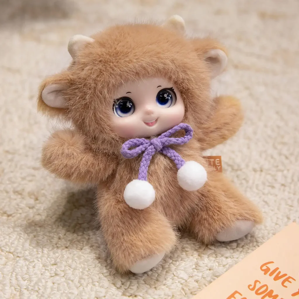 Bear pendant plush lamb bag pendant 07