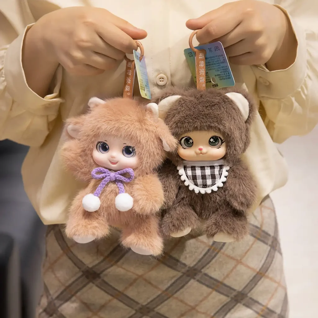 Bear pendant plush lamb bag pendant 09