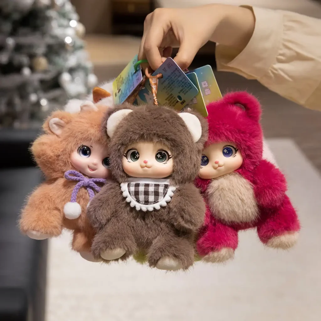 Bear pendant plush lamb bag pendant 10