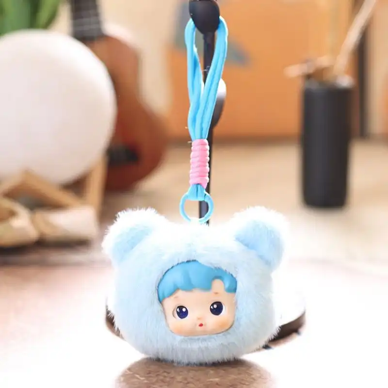Rubber Doll Keychain Plush Bear Coin Purse 01 Rubber Doll Keychain Plush Bear Coin Purse 01