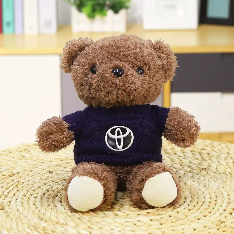 Teddy Bear Car Logo Plush Toy 12